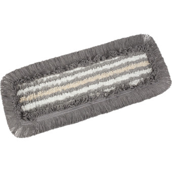 Насадка МОП для швабры-флаундера (плоской) Vileda Professional ТриоПлюс КомбиСпид Про микрофибра/хлопок 53x17 см (код НАССР: синий/красный/зеленый/желтый)