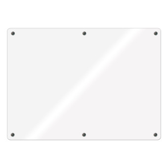 Доска стеклянная 120x240 см магнитно-маркерная белая Attache Premium