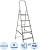 Стремянка алюминиевая 6 ступеней Новая Высота 1110106