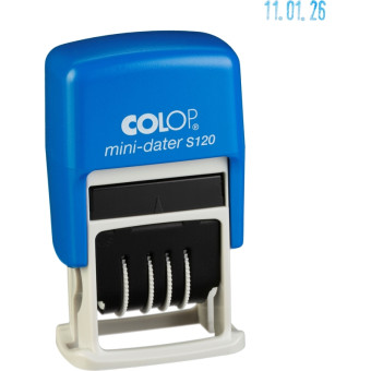 Датер мини автоматический цифровой Colop S120/SD (шрифт 3,8 мм, оттиск  19x3.8 мм)