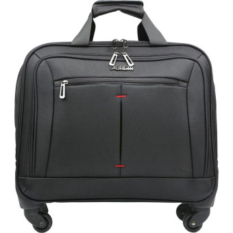 Пилот-кейс Fabretti 4-х колесный из ткани черный (R1933-16-02)