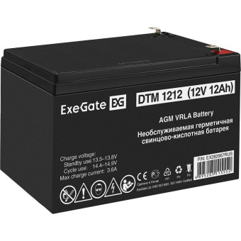 Батарея для ИБП ExeGate DTM 1212 12 В 12 Ач (EX282967RUS)