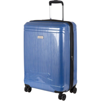 Чемодан Polar 39 литров из пластика синий (Р1936)