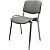 Стул офисный Easy Chair Изо PC 10 серый экокожа металл с имитацией под  хром (1905634)