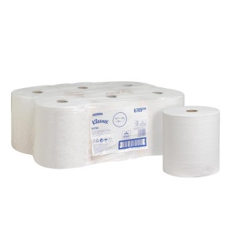 Полотенца бумажные в рулонах Kimberly Clark Kleenex Ultral 2-слойные 6 рулонов по 130 метров (артикул производителя 6765)
