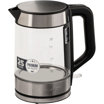 Чайник электрический Scarlett SC-EK27G101 серебристый