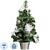 Ёлка искусственная новогодняя настольная с украшениями 40 см (718256)