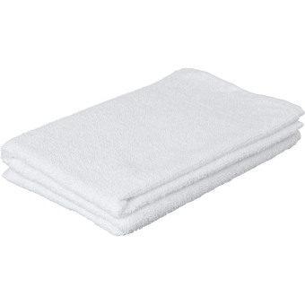 Набор полотенец махровых Luscan 10 штук 50х90 см 400 г/кв.м белые