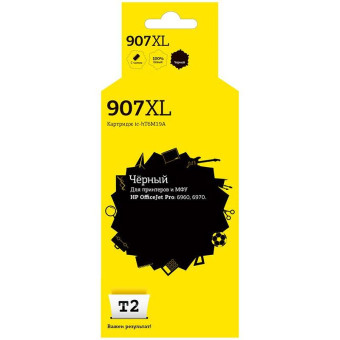 Картридж струйный T2 907XL IC-HT6M19A для HP черный совместимый повышенной емкости