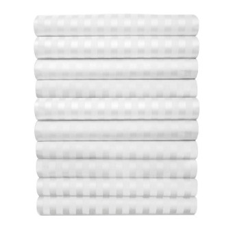 Пододеяльник 2-спальный 175х215 см поплин 117 г/кв.м белый (10 штук в упаковке)