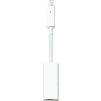 Адаптер Apple Thunderbolt - Gigabit Ethernet Adapter белый MD463ZM/A
