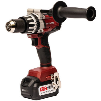 Шуруповерт ударный аккумуляторный бесщеточный Redverg RD-IS18BLM/U 2 АКБ Li-ion (18 В, 5 Ач)+ЗУ