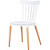 Стул обеденный Dobrin Theo белый (пластик, массив дерева)