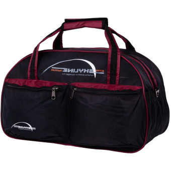Сумка спортивная Polar из полиэстера черня/красная (П05)