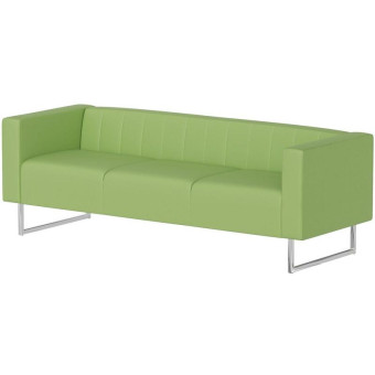 Диван трехместный Chairman Вента оливковый (искусственная кожа)