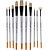Набор кистей Комус Арт синтетика (10 штук в наборе)