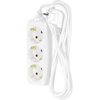Удлинитель Фотон 16-53Е 3 розетки 5 м с заземлением белый