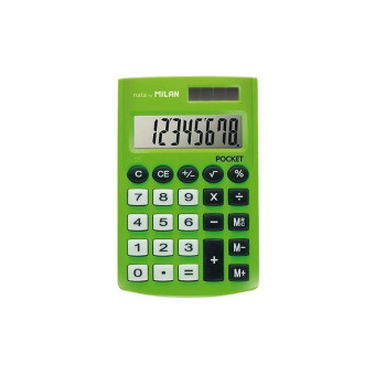 Калькулятор карманный Milan 150908GBL 8-разрядный салатовый