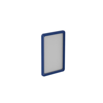 Рамка для ценникодержателей пластиковая А4 синяя (10 штук в упаковке, артикул производителя 102004-28)
