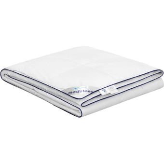 Одеяло евро Medsleep Mayura 200х210 см стеганое с кантом белое