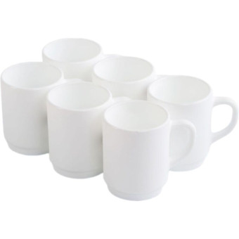 Набор кружек Luminarc Opal стеклянных 250 мл (6 штук в упаковке)