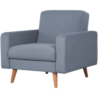 Кресло Релакс Finsoffa Verden раскладное серо-голубое (ткань)