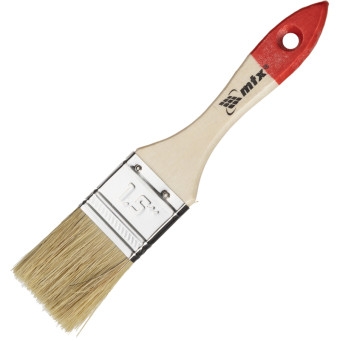 Кисть малярная плоская Matrix из натуральной щетины 38x10 мм (82525)