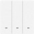 Выключатель MOES Bluetooth 3-Gang Wireless Switch белый (BT-B-EU3)