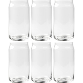 Набор стаканов (хайбол) MGline Банка Кэн 460 мл (6 штук в упаковке)