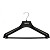 Вешалка-плечики для легкой одежды Attache С043 с перекладиной черная  (размер 46-48)