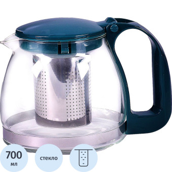 Чайник заварочный с фильтром стеклянный Mayer&Boch 700 мл