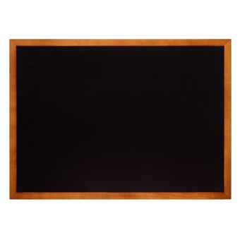 Доска меловая настенная Attache Non magnetic (А4) 21x30 см черная грифельная в деревянной раме