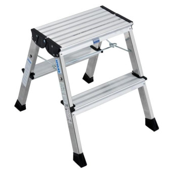 Подставка алюминиевая 2х2 ступени Krause Rolly 130037