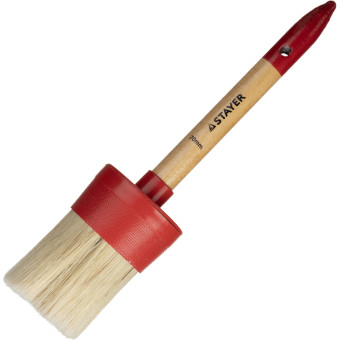 Кисть малярная круглая Stayer Master из натуральной щетины 70 мм (0141-70)