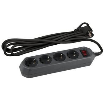 Сетевой фильтр Эра на 4 розетки 1,5 метра (USF-M-4es-1.5m-B)