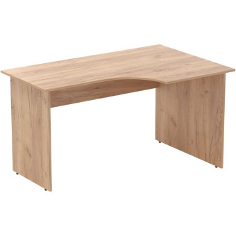 Стол эргономичный Easy Оптима правый (дуб крафт золотой, 1350х880х740  мм)