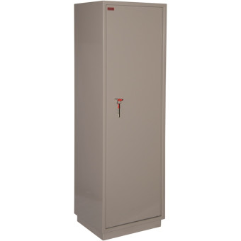 Шкаф металлический (архивный) для документов Контур КБС 021 (серый,  420x350x1300 мм)