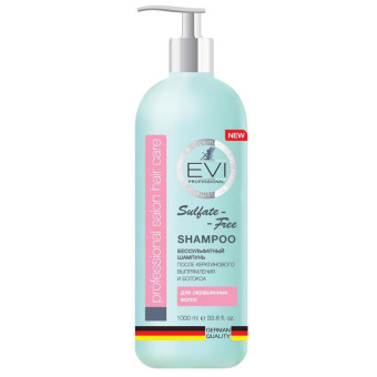 Шампунь EVI Professional Бессульфатный для окрашенных волос 1 л