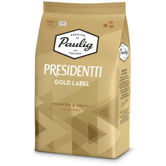 Кофе в зернах Paulig Presidentti Gold Label 100% арабика 1 кг