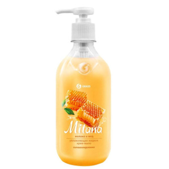 Крем-мыло Grass Milana Молоко и мед 500 мл