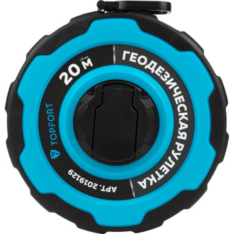 Рулетка геодезическая TOPFORT Master 20 м х 15 мм в прорезиненном корпусе (2019129)