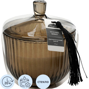 Свеча ароматическая в стакане Вещицы Wicked Berry 11.2x10 см
