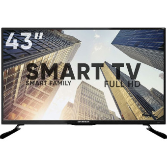 Телевизор 43" Soundmax SM-LED43M02S черный