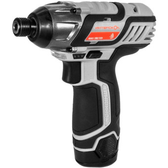 Шуруповёрт ударный аккумуляторный Интерскол ШАУ-100/12Э 2 АКБ x Li-ion  (12 В, 2 Ач)+ЗУ в кейсе (808.2.2.70)