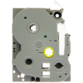 Картридж Комус TZE-324 для принтера этикеток Brother (9 мм х 8 м, цвет ленты черный, шрифт золотистый)