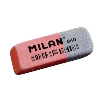 Ластик Milan 840 из синтетического каучука прямоугольный 52x19x8 мм