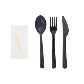 Набор одноразовых столовых приборов Хорта №5 на 1 персону (5 предметов, 250 наборов в упаковке)