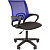 Кресло офисное Easy Chair 304 LT синее/черное (сетка/ткань, пластик)