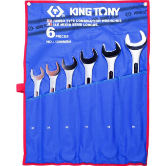 Набор ключей комбинированных King Tony 34-50 мм 6 предметов (1296MRN)