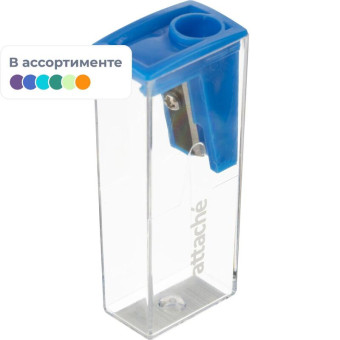 Точилка для карандашей Attache (Attache Economy) пластиковая с  контейнером